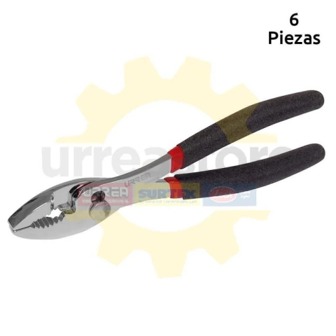 Pinza para mecánico mango rubber grip de 10"