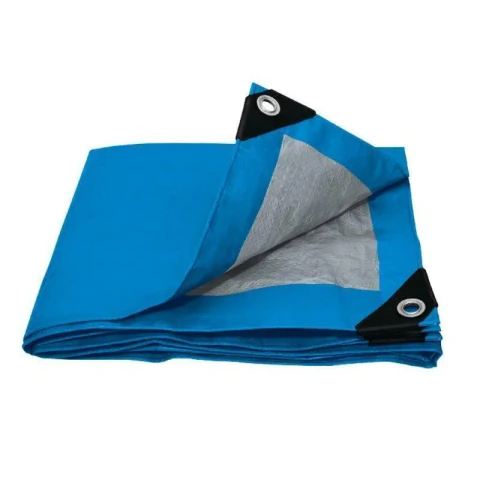 Lona de polietileno color azul 4m x 5m (90 g/m2)