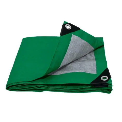 Lona de polietileno color verde 4m x 5m (90 g/m2)