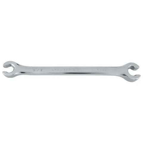 Llave abocinada pulido espejo en pulgadas, 6 puntas, 3/8" x 7/16"