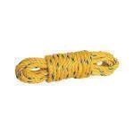 Madeja de cuerda amarilla de polipropileno 10mm, 8m, FIERO