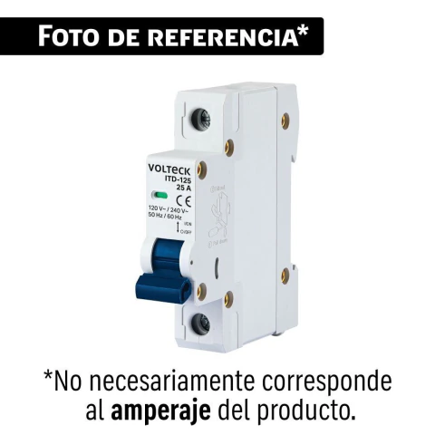 Interruptor de 1 polo 10 A para riel DIN, VOLTECK