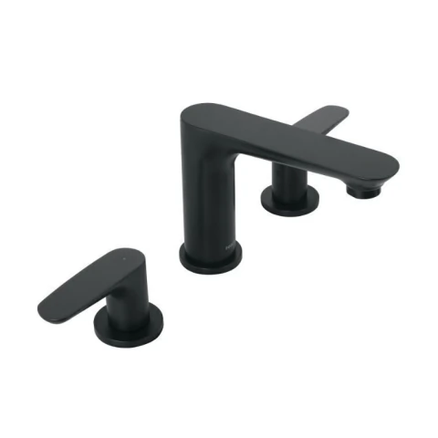 Mezcladora lavabo taladros separados, negro, FOSET RIVIERA