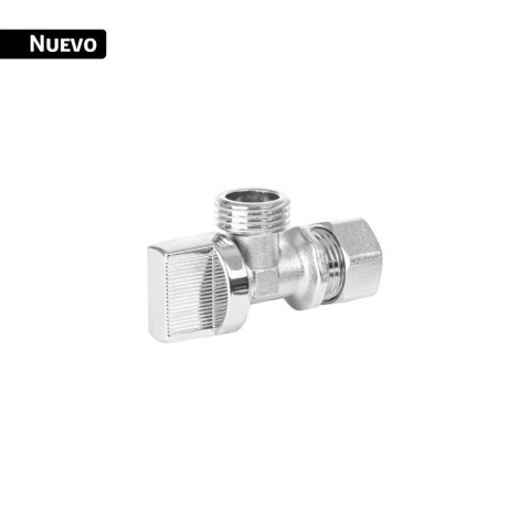 Llave angular 1/2', 1/4 de vuelta, barrilito, BASIC