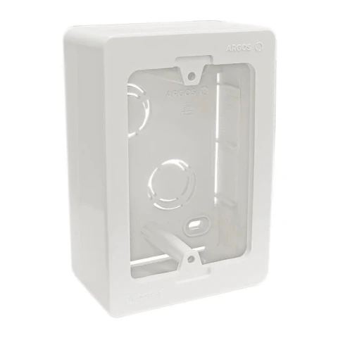 Caja universal blanca para canaleta bolsa con 25 pz Precio por pieza