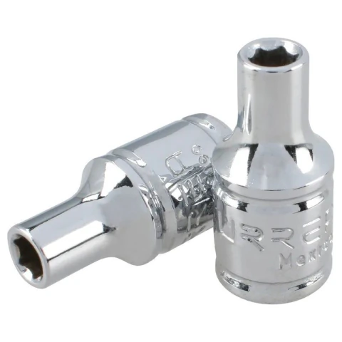 Dado cuadro de 1/4", 6 puntas, en pulgadas, 9/32"