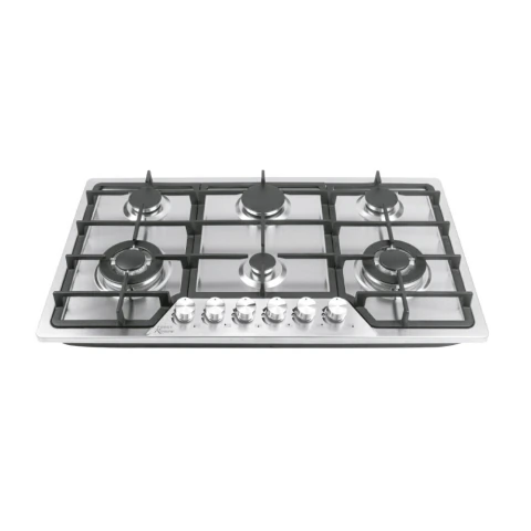 Parrilla gas empotrable 90cm, 6 quem, acero inox, RIVIERA