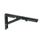 Ménsula plegable de acero negra 6' x 12', FIERO
