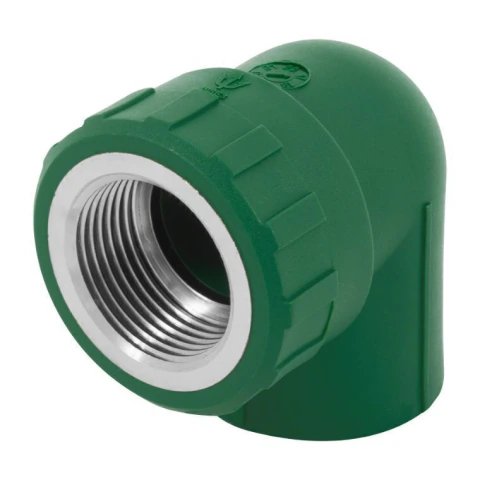 Codo 90° PPR, 1', rosca hembra con inserto metálico, FOSET