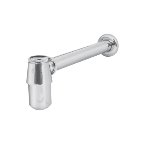 Céspol de bote 1-1/4', sin contra, latón cromo, para lavabo
