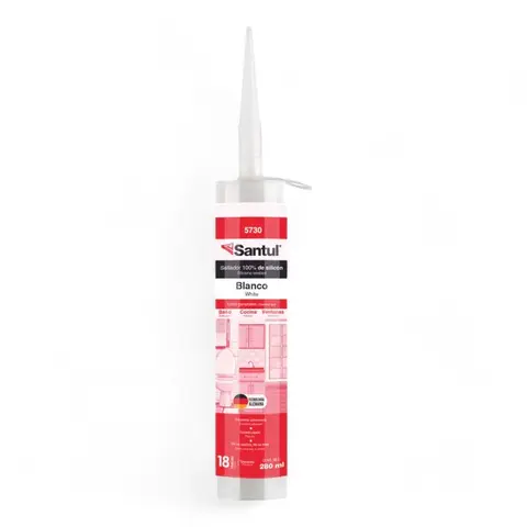Sellador 100% silicón 280 ml color Blanco