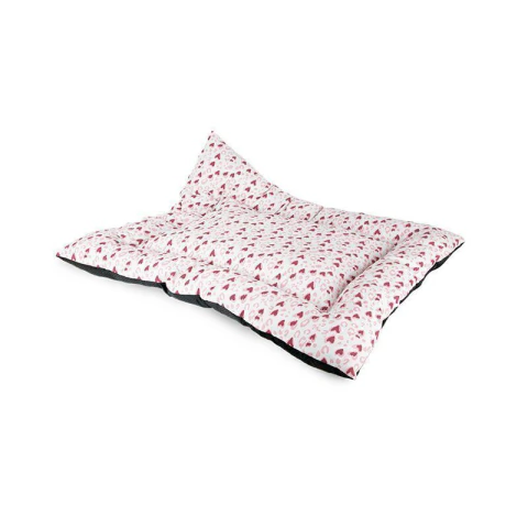COLCHONETA PARA MASCOTAS BLANCO-ROSA-ROJO 100x80 L