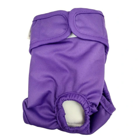 PAÑAL PARA MASCOTAS - HEMBRA, XS, MORADO
