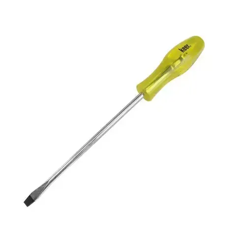Desarmador plano 1/4 x 6 man go transparente