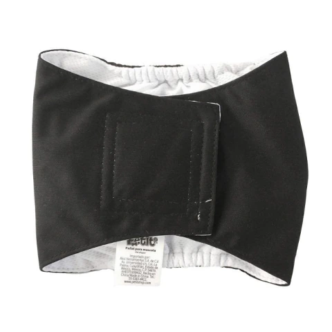 PAÑAL PARA MASCOTAS - MACHO, M, NEGRO