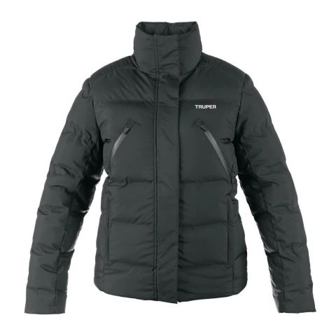 Chamarra acolchada térmica para mujer, negra, M, TRUPER