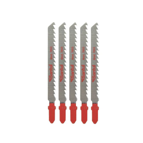 Seguetas p/caladora zanco T P/mad y plast, 6 dpp, jgo 5 pz