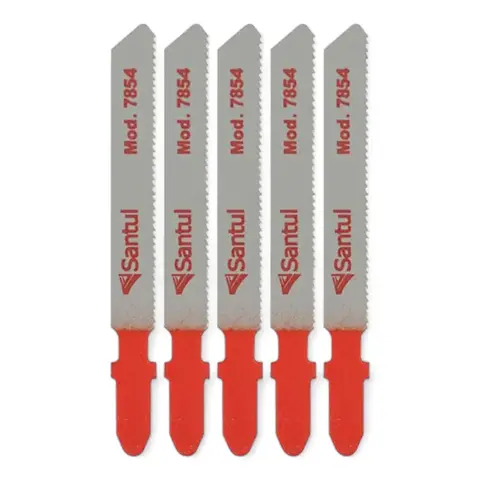 Seguetas p/caladora zanco T p/metal, 18 dpp, jgo 5 pz