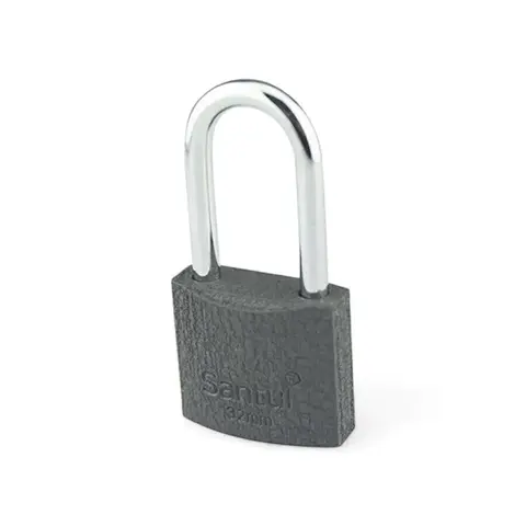 Candado cuerpo de hierro 32mm llave tradic gancho largo