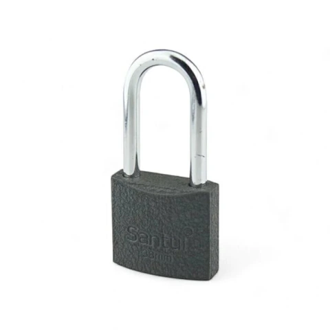 Candado cuerpo de hierro 38mm llave tradic gancho largo