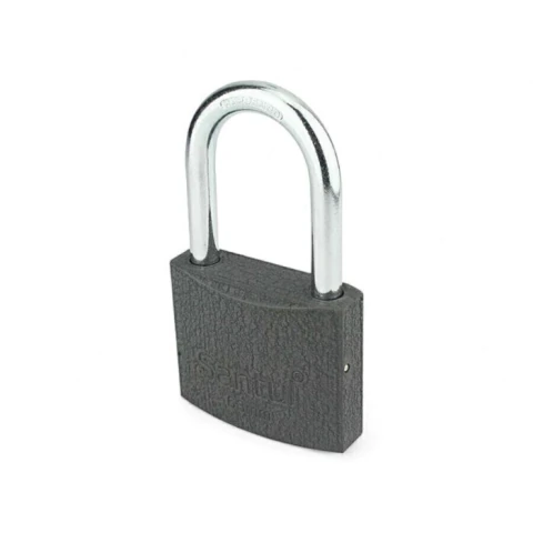Candado cuerpo de hierro 63mm llave tradic gancho largo