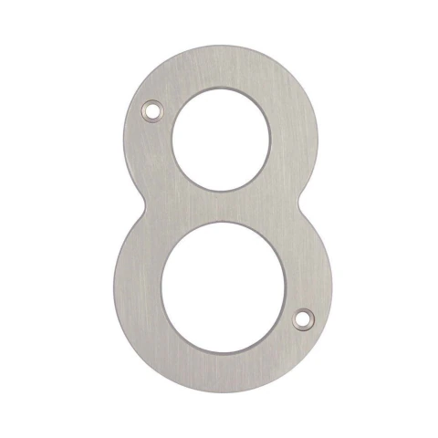 Número 8 para exterior 4 de aleación de zinc