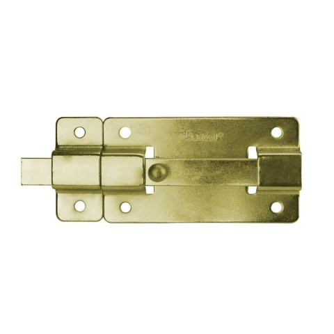 Pasador para puerta 100 mm deacero latonado