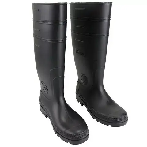 Bota jardinera talla 28 negra suela negra