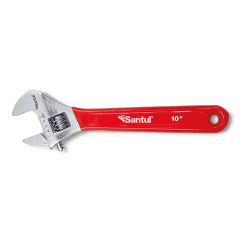 Llave ajustable (perico) 8" cromada mango de PVC