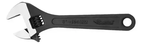 Llave ajustable (perico) 8" pavonada