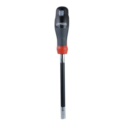 Destornillador flexible magnético con mango trimaterial para puntas 1/4"