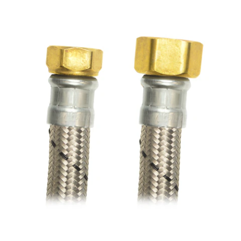 CONECTOR FLEXIBLE COFLEX AB-D60 1/2 FIP X 3/4 FIP 60 CM ACERO PREMIUM PARA BOILER