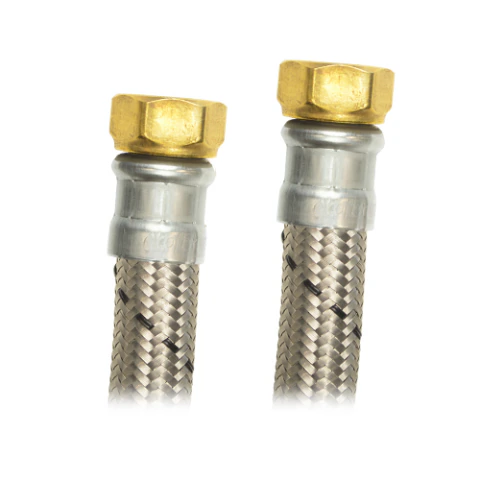 CONECTOR FLEXIBLE COFLEX AB-I60 1/2? FIP X 1/2? FIP 60 CM ACERO PREMIUM PARA BOILER