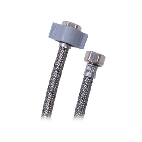 CONECTOR FLEXIBLE COFLEX AL-A40 1/2 FIP X 1/2 40 CM FIP ACERO PREMIUM PARA LAVABO-FREGADERO