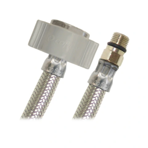 CONECTOR FLEXIBLE COFLEX AL-M60 1/2 FIP X M10 60 CM ACERO PREMIUM PARA MEZCLADORA IMPORTACION