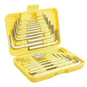 Juego de llaves hexagonales tipo "L", combinadas, 25 piezas en rack
