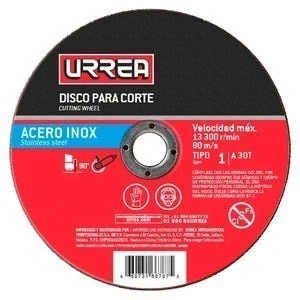 Disco abrasivo tipo 1 para acero inoxidable, 9" x 5/64"