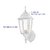 Arbotante farol soportado, blanco, 1XE26 - GRUPO ALRA DISENSA