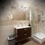 Arbotante decorativo de LED para baño, 3 spots, 10 W - comprar en línea