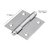 Bisagra cuadrada 2", acero inoxidable, redonda - comprar en línea