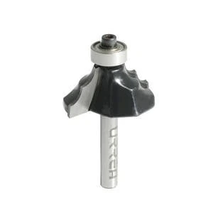 Broca para router de acero moldura clásica con balero 1-3/8" zanco de 1/4"