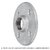 Brida, acero galvanizado, 1/2"