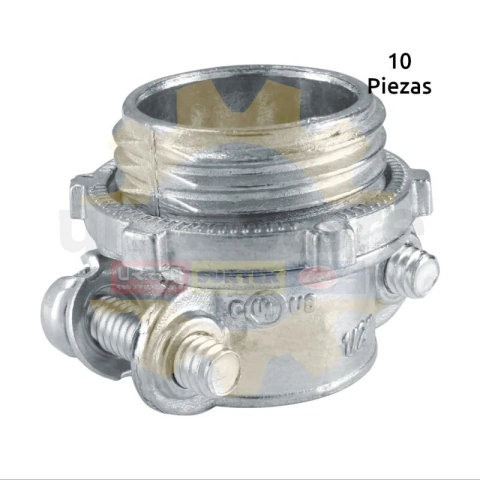 Conector recto para cable 1/2"