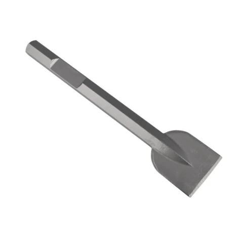 Cincel corta frío para martillos demoledores plano ancho HEX 28 mm x 520 mm