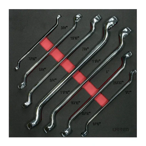 Juego de llaves de estrías 45° en pulgadas 7 piezas, CH213-C