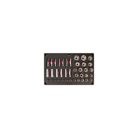 Juego de dados métricos cuadro de 1/2" 39 piezas, CH232P-C