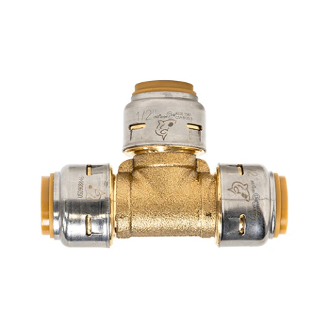 T COFLEX PRO AGUA CL- TE111 1/2 X 1/2 X 1/2 CRU DE LATON PARA PEX, COBRE Y CPVC (U362LF)