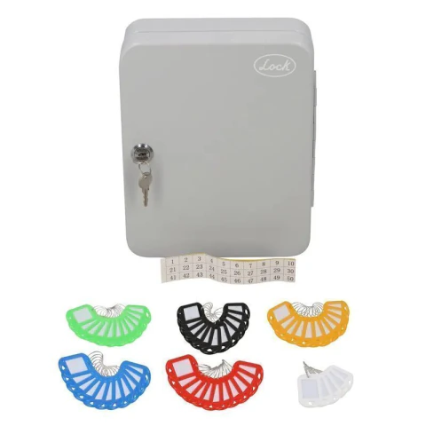 Caja metálica para 60 llaves