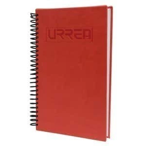 Cuaderno de raya con pasta dura de vinil 14 cm x 22 cm, 100 hojas
