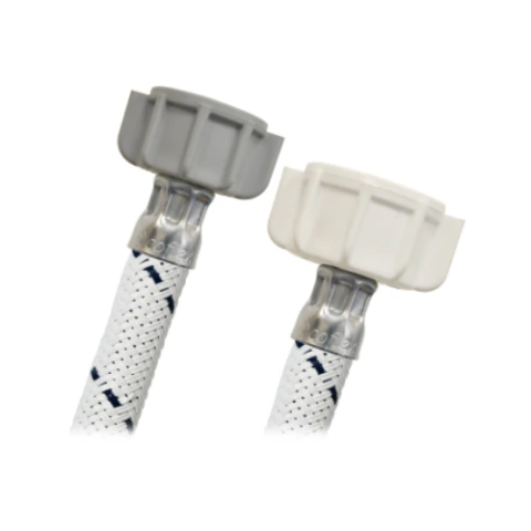 CONECTOR FLEXIBLE COFLEX CVSB-A35 1/2 AM X 7/8 AM 35 CM VINILO REFORZADO BLANCO PARA SANITARIO